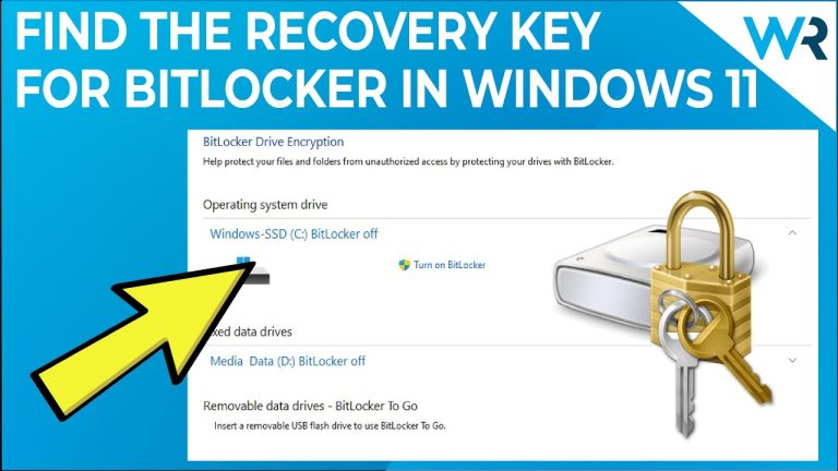 Find Your BitLocker Key with aka.ms/myrecoverykey